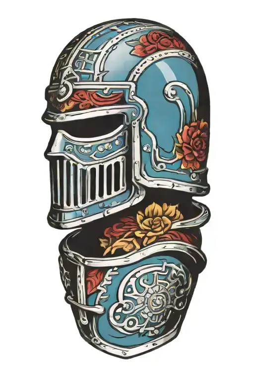 Armor Pauldron Tattoo