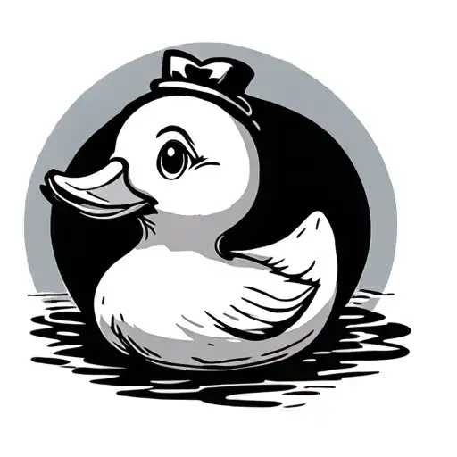 Rubber Duck Cartoon