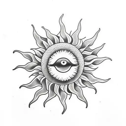 Sun Flower And Snake