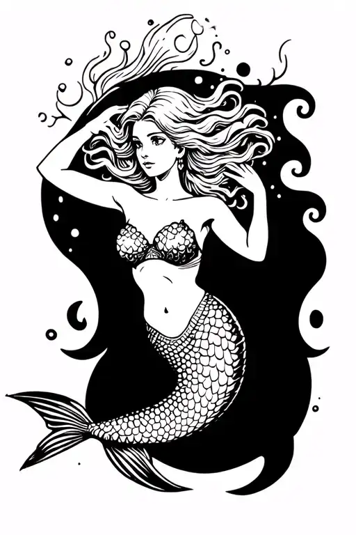 Mermaid Swimming