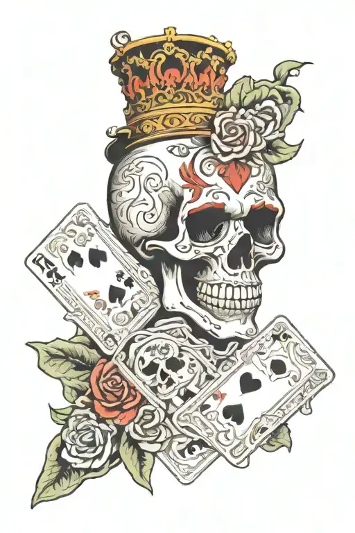 Skull Playing Cards