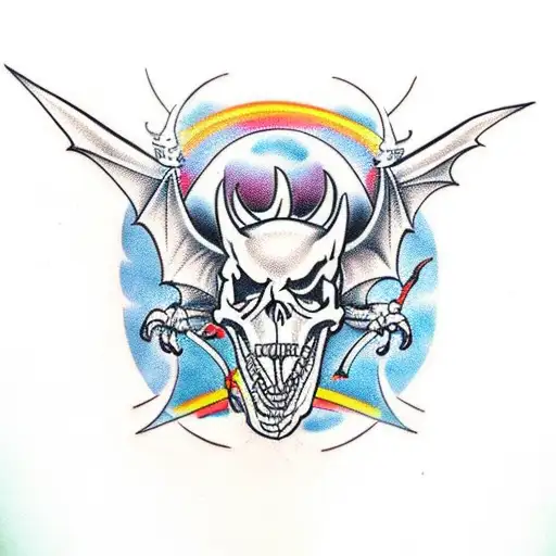 Dragon With A Skull Instead Of Normal Head