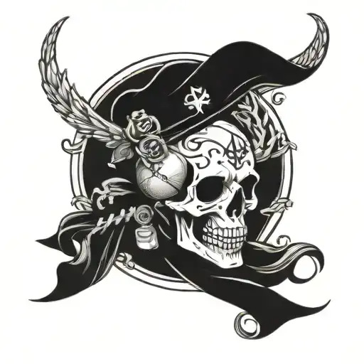 Mercedes Benz Logo Intertwined Skull At Bottom Half Sarah Jacob Thomas On Top