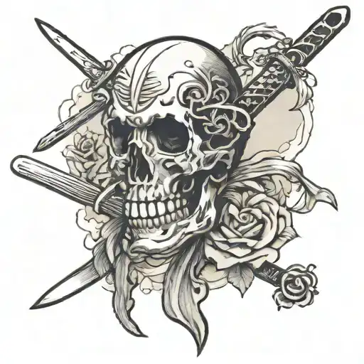 The Katana In The Skeleton's Hand