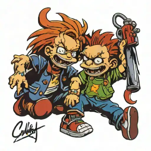 Chucky And Rugrats Chuckie Finster Gemini