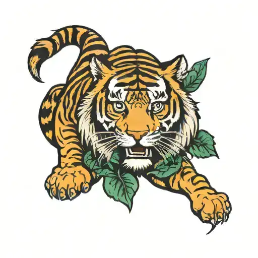 Tiger With The Inscription Tyger