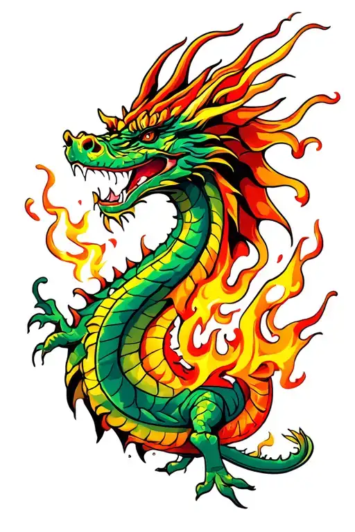 Dragon Breathing Fire