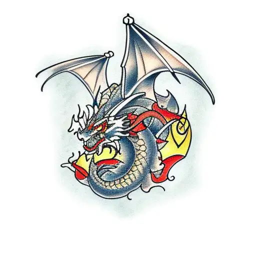 Dragon And Firefighters