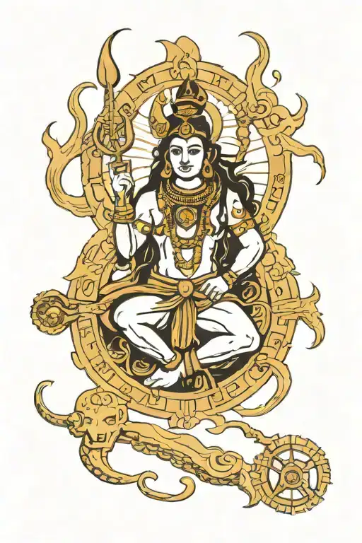 Lord Shiva And Zodiac Taurus Zodiac Symbol