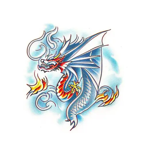 Dragon And Fire Bird