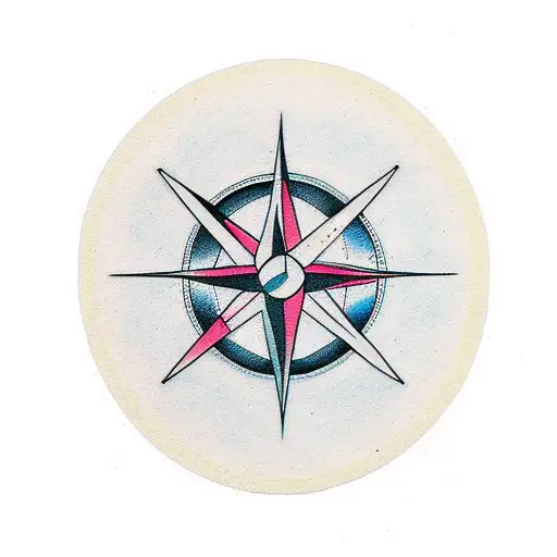 Half Compass And Mountain