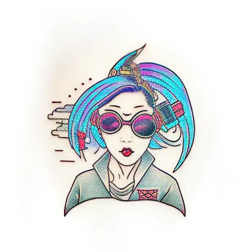 Asian Girl Cyberpunk