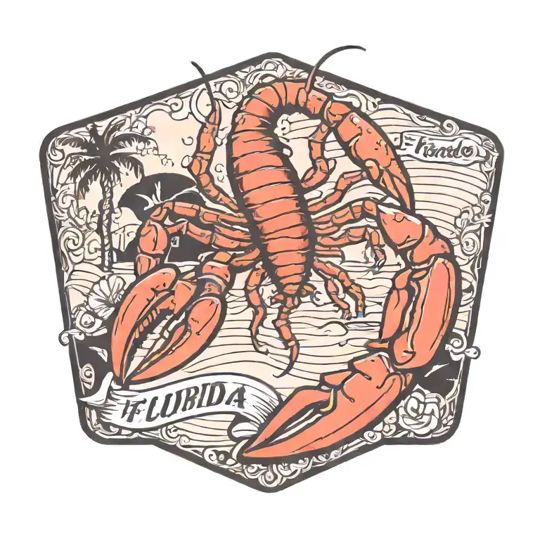 Florida With Lobster