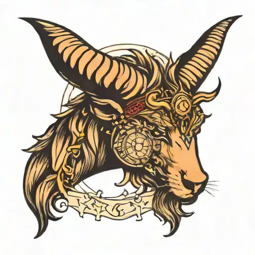 Capricorn Witchy Celestial Themed