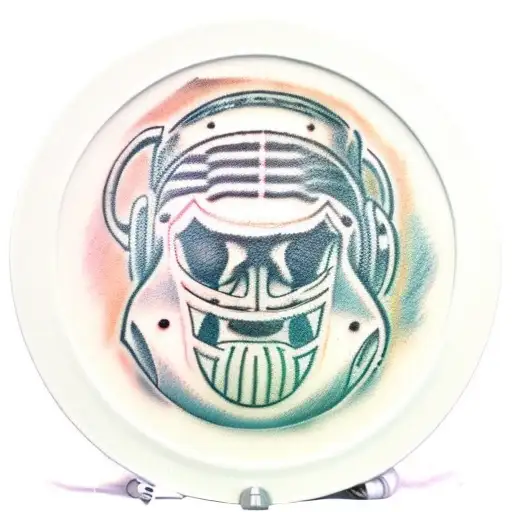 Weight Plate With Football Laces