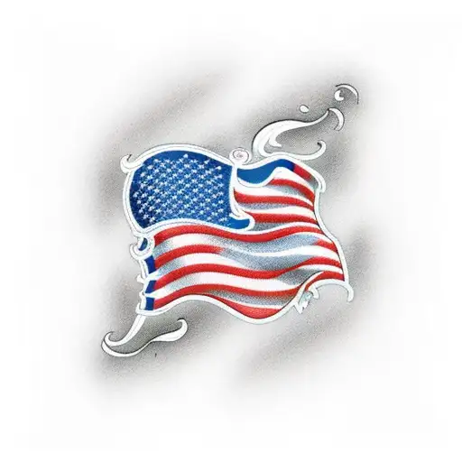 Korean Flag With American Flag