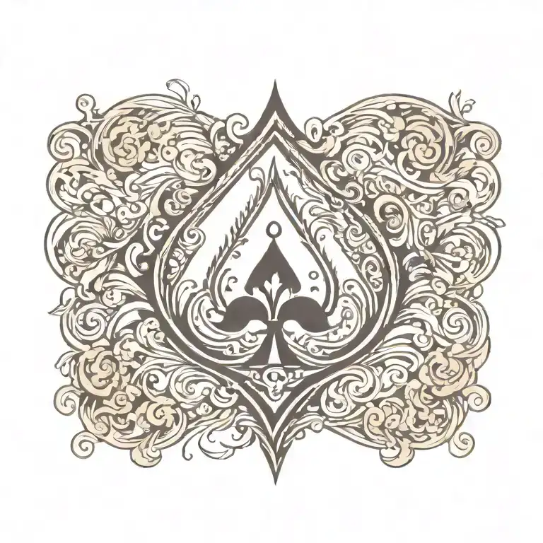 Spade Symbol Vapor Trail