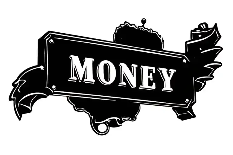 Money Street Sign 90S Hip Hop