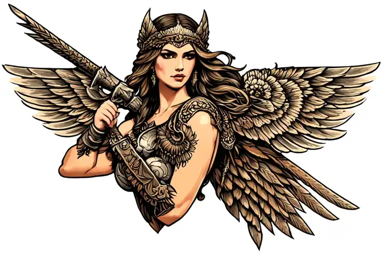 Valkyrie Warrior Woman
