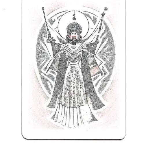 Black Women High Priestess Tarot