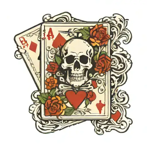 Ace Playing Cards Spooky Magic
