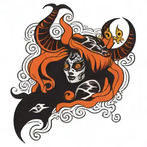 Devil Evil Possessed Girl Beautiful