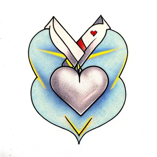 Heart With Arrow That Spells Mother