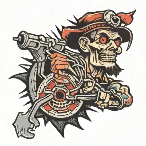 Dead Mechanic Worker Funny