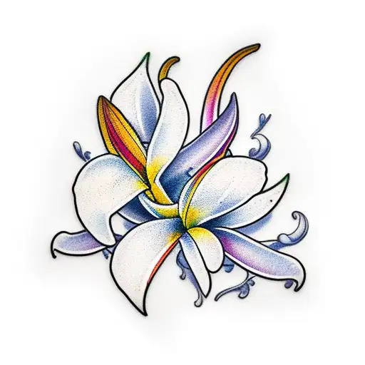 Lily Of The Valley And Plumeria