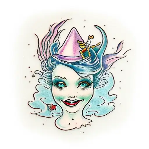 Mermaid With Mad Hatter