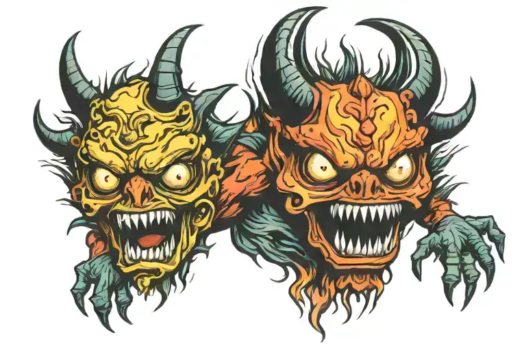 Creepy Monster Emerging