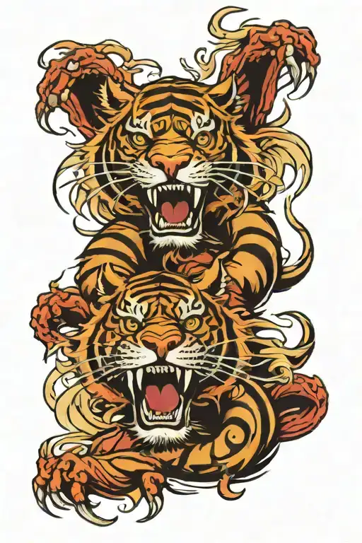 Tiger And Dragon Wrapped