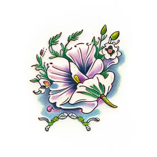 Poppy And Lily Of The Valley