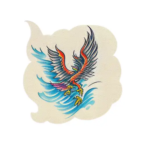 Phoenix Coming Out From Book