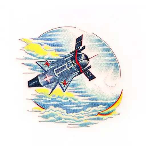 Rockets On Road For The Moon