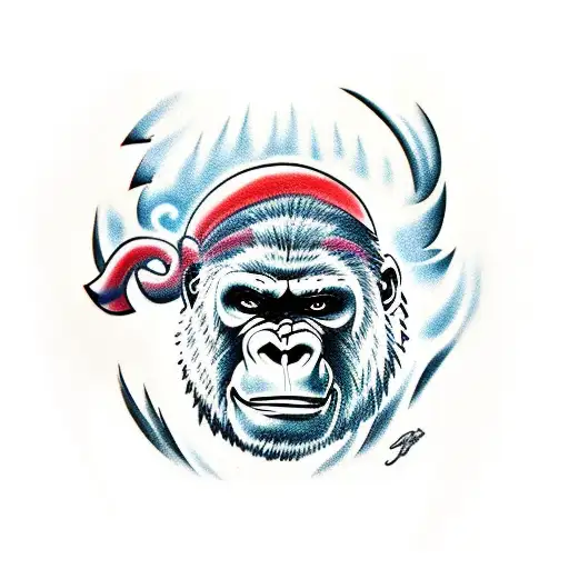 Big Gorilla With A Spray Can