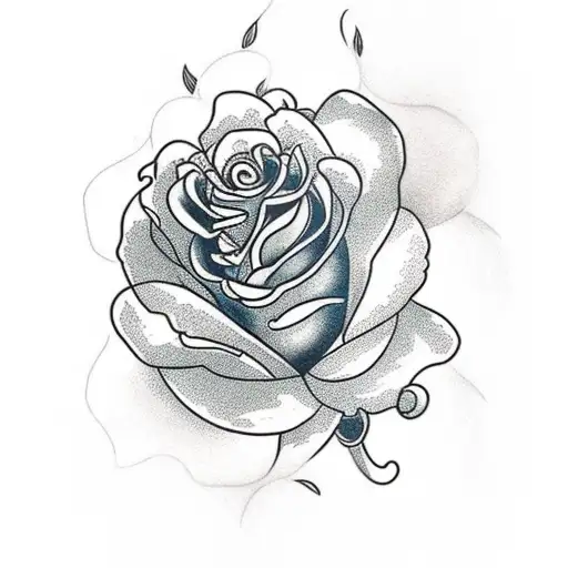 Rose Waterlilly Iris Flower Bouquet