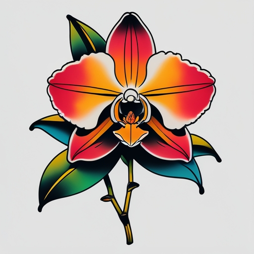 Orchid Tattoo idea