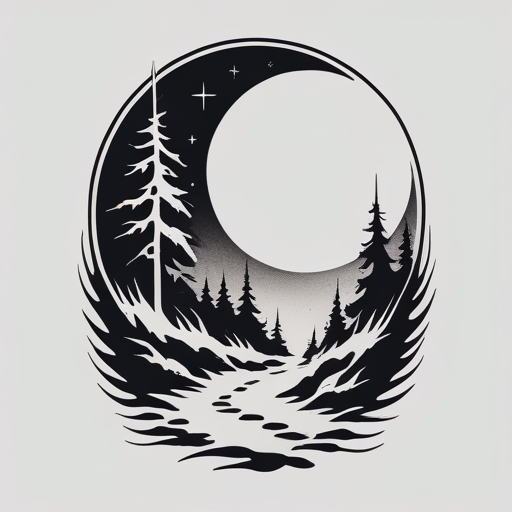 Frost’s Moonlit Path