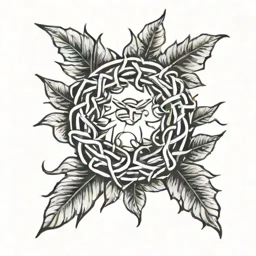 Laurel Wreath Crown Of Thorns
