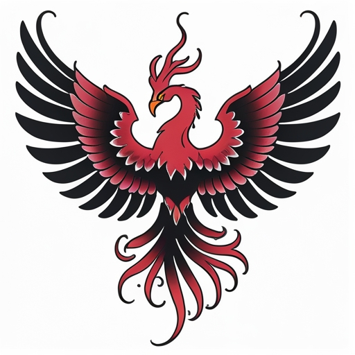 Crimson Wings of the Silent Phoenix
