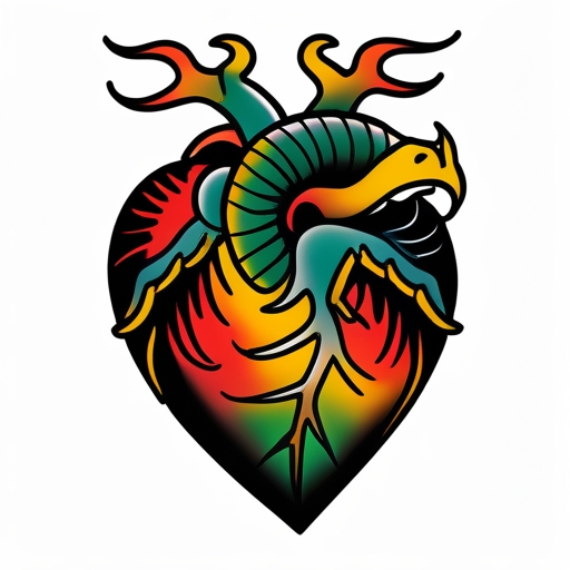 Dragon’s Heart Tattoo idea