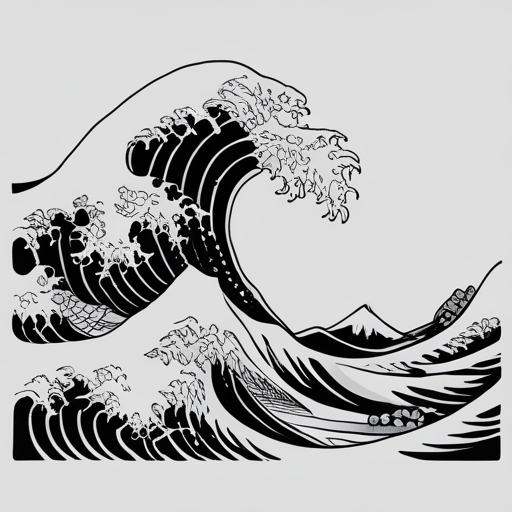 Wave Tattoo idea
