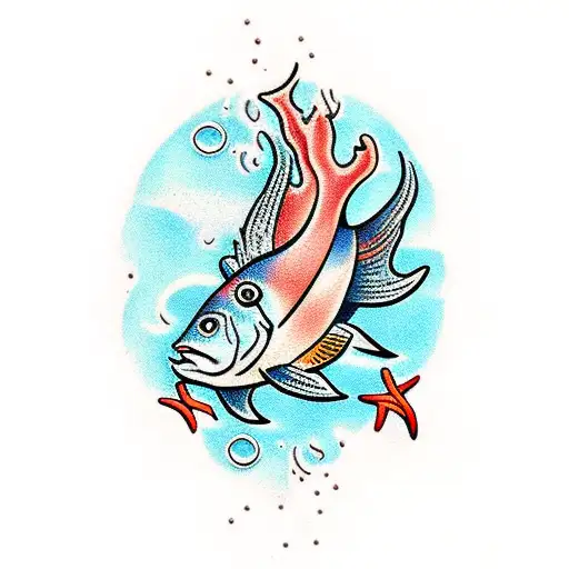 See Water And Fish And Starfish