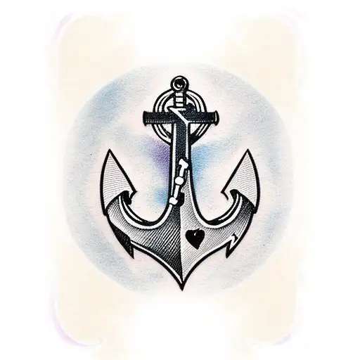 Anchor With Playing Cards