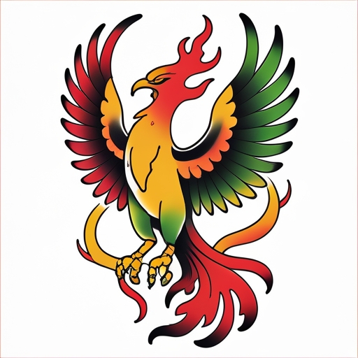 Phoenix’s Sacred Vow of Fire Tattoo idea