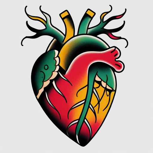 Serpent’s Heart Tattoo idea