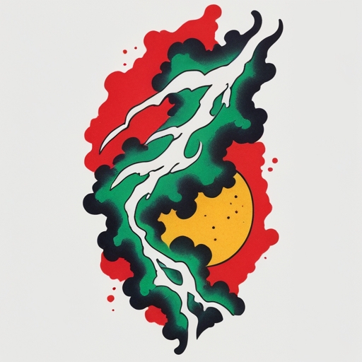 Celestial Storm Tattoo idea