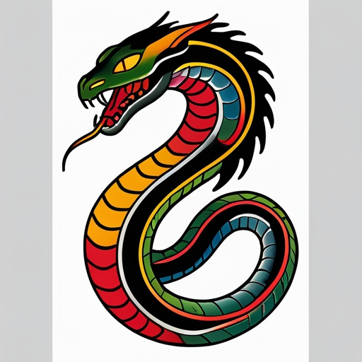 Shadow Serpent Tattoo idea