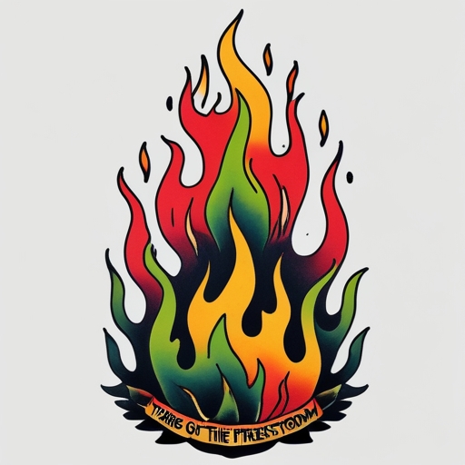 Tears of the Eternal Firestorm Tattoo idea